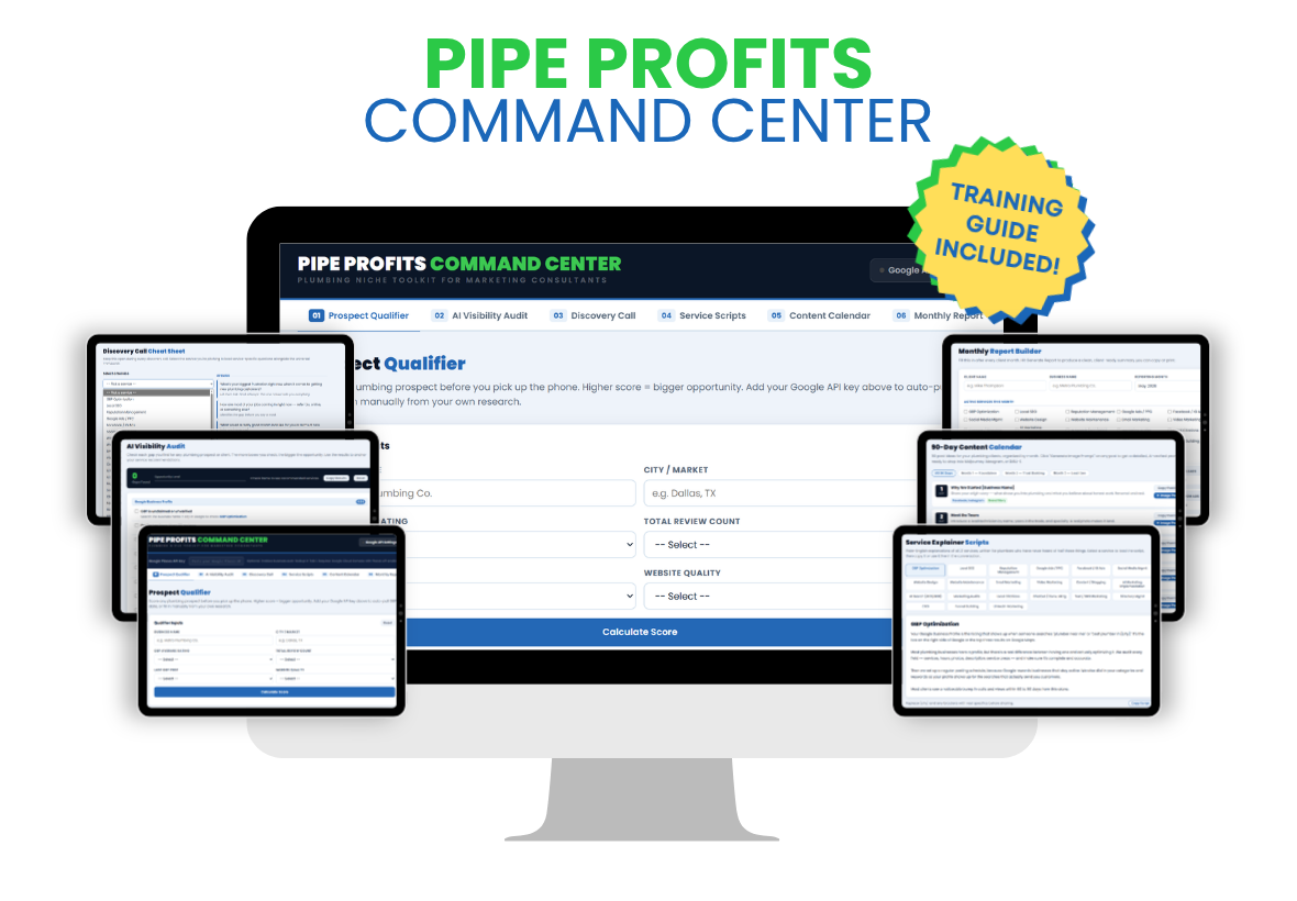 Pipe Profits Command Center